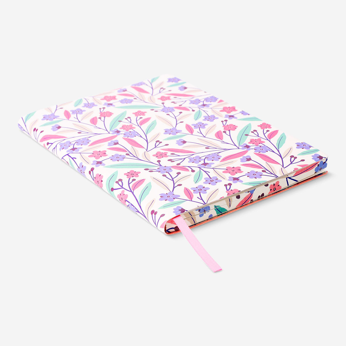 A5 soft cover floral notebook