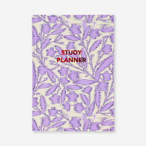 A5 floral study planner - English