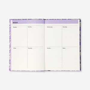A5 floral study planner - English