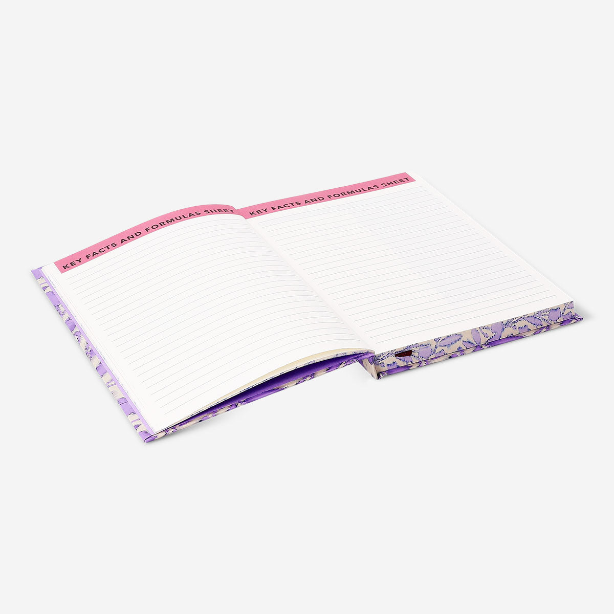 Mor Çiçekli A5 Çalışma Planlayıcı Defter