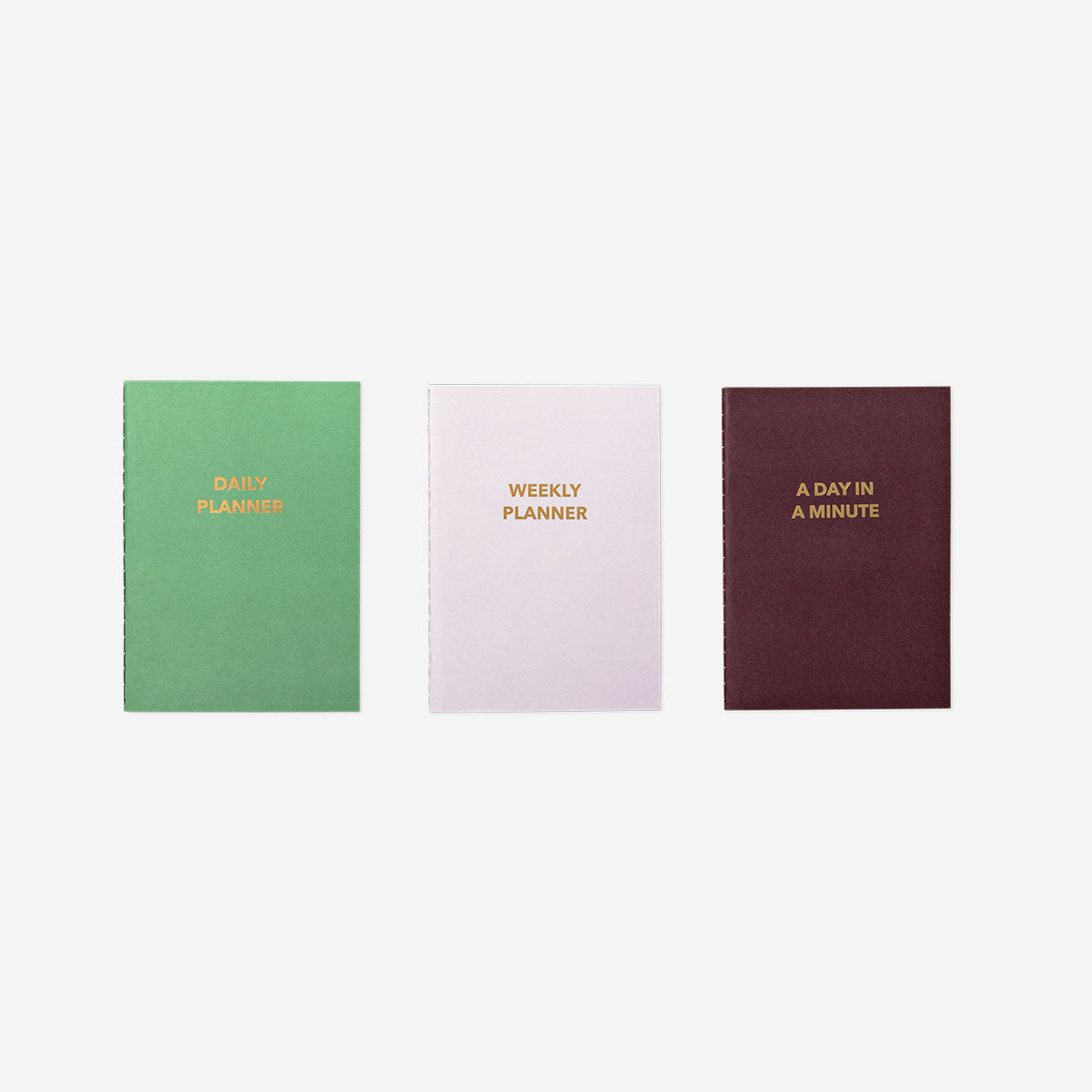 A6 set of planners in English - 3 pcs