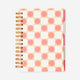 Pembe Puantiyeli Spiralli A5 Defter