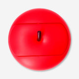 Red apple push bin