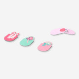 Floral magnetic bookmarks - 4 pcs