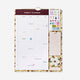 Family planner with stickers and memos