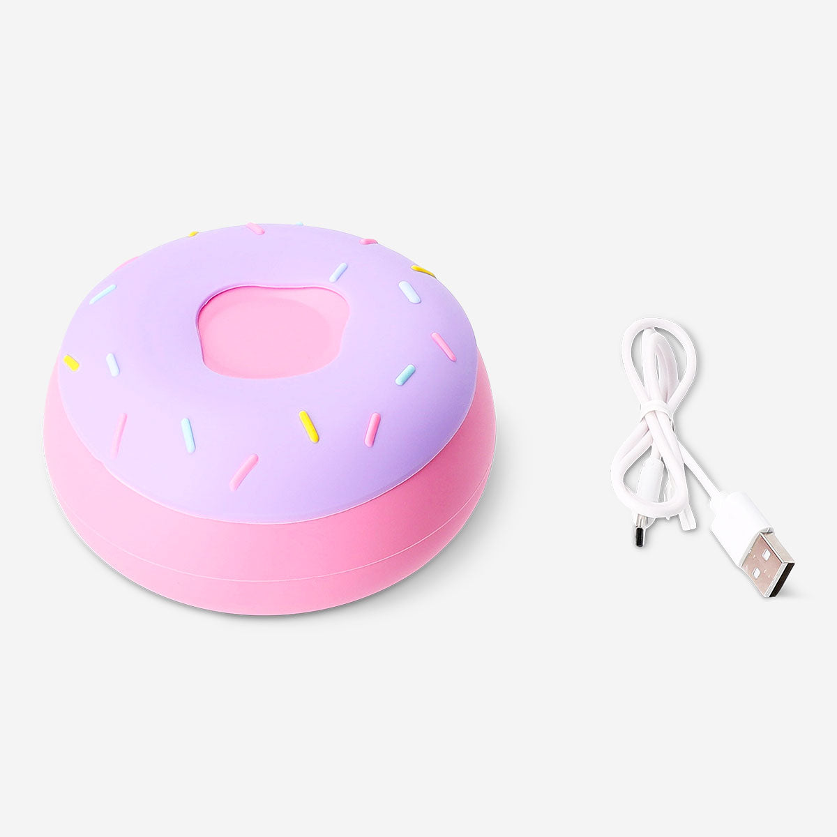 Pembe Donut Şeklinde Lamba