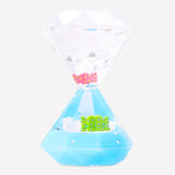 Decorative blue hourglass