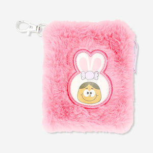 Notebook with keyring - Candy monster motif 