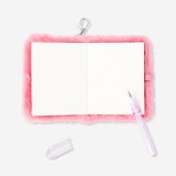 Notebook with keyring - Candy monster motif 
