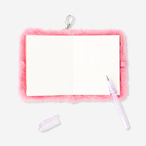 Notebook with keyring - Candy monster motif 
