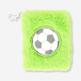 Notebook with keyring - Football motif 