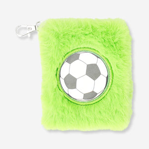 Notebook with keyring - Football motif 