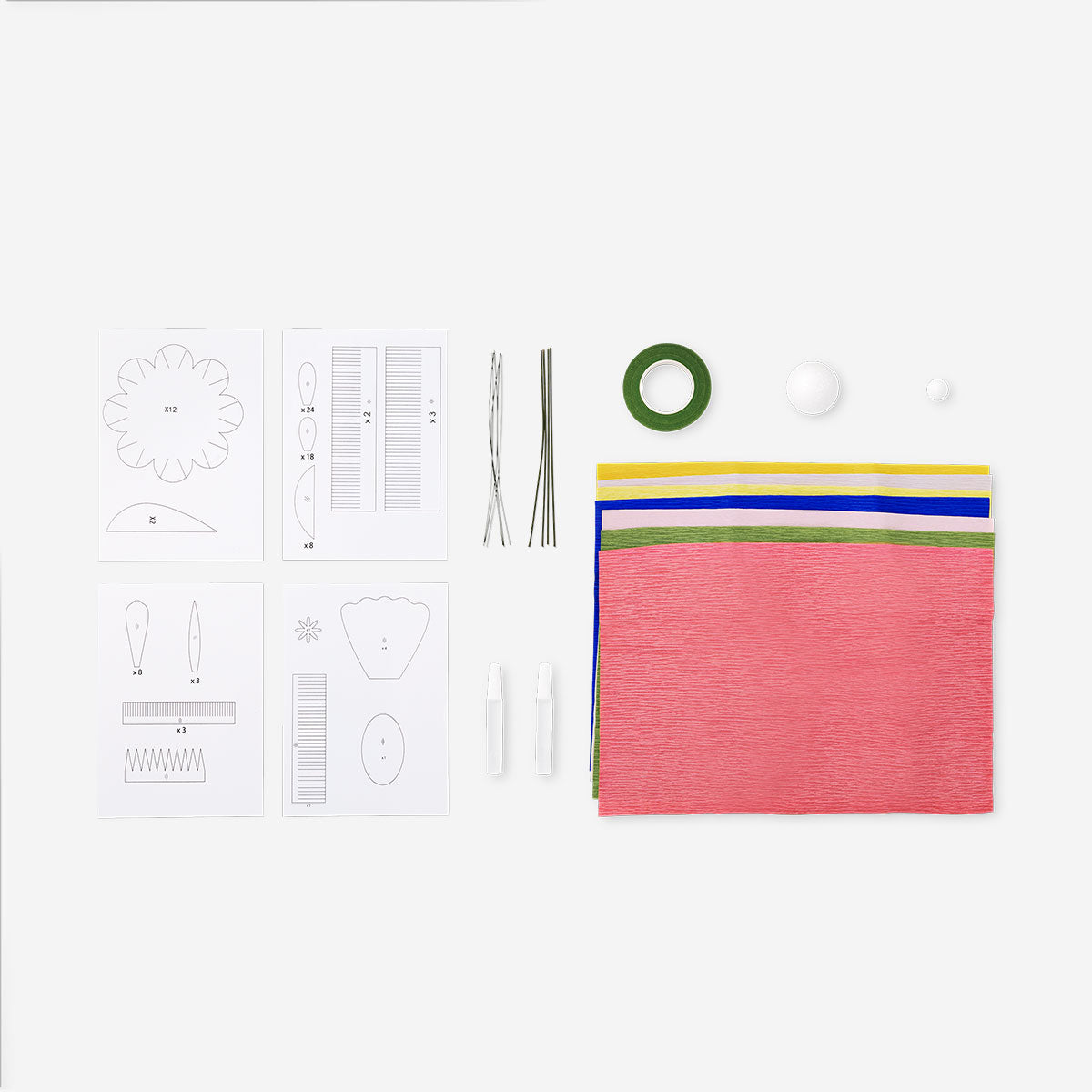 DIY paper flowers kit