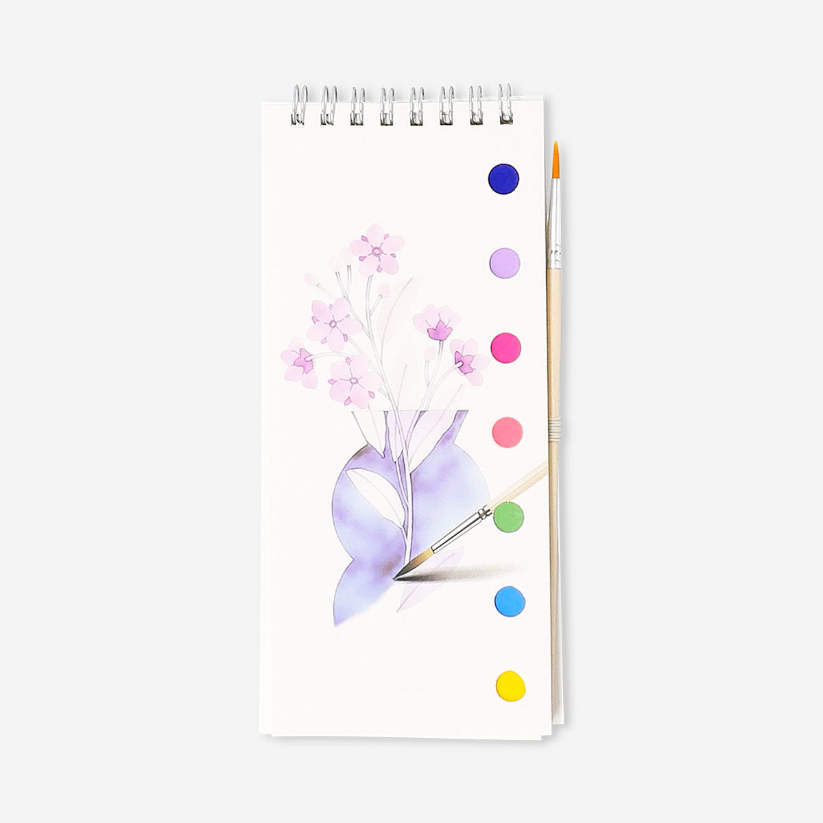 Mini water colouring book with paint 