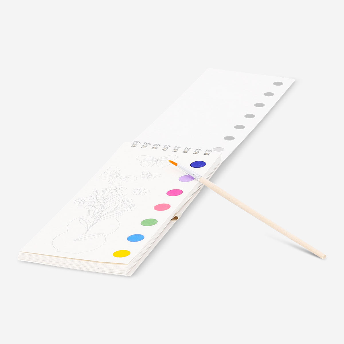 Mini water colouring book with paint 