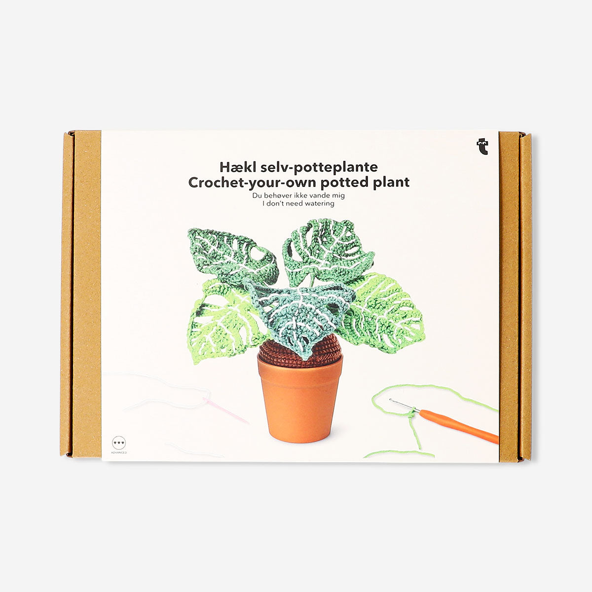 DIY crochet plant - Monstera 