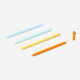Erasable gel ink pens - Dinosaur toppers - 4 pcs