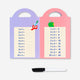 Reusable math learning book