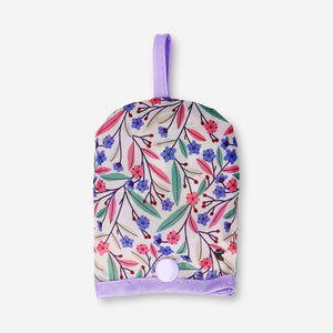 Foldable fan - Multi coloured flowers
