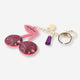 Keyring - Glitter cherry