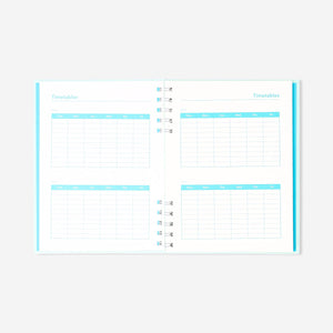 Mavi Çalışma Planlayıcı Defter