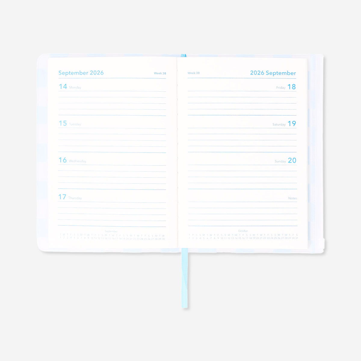 Kareli Fermuarlı Çalışma Planlayıcı Defter