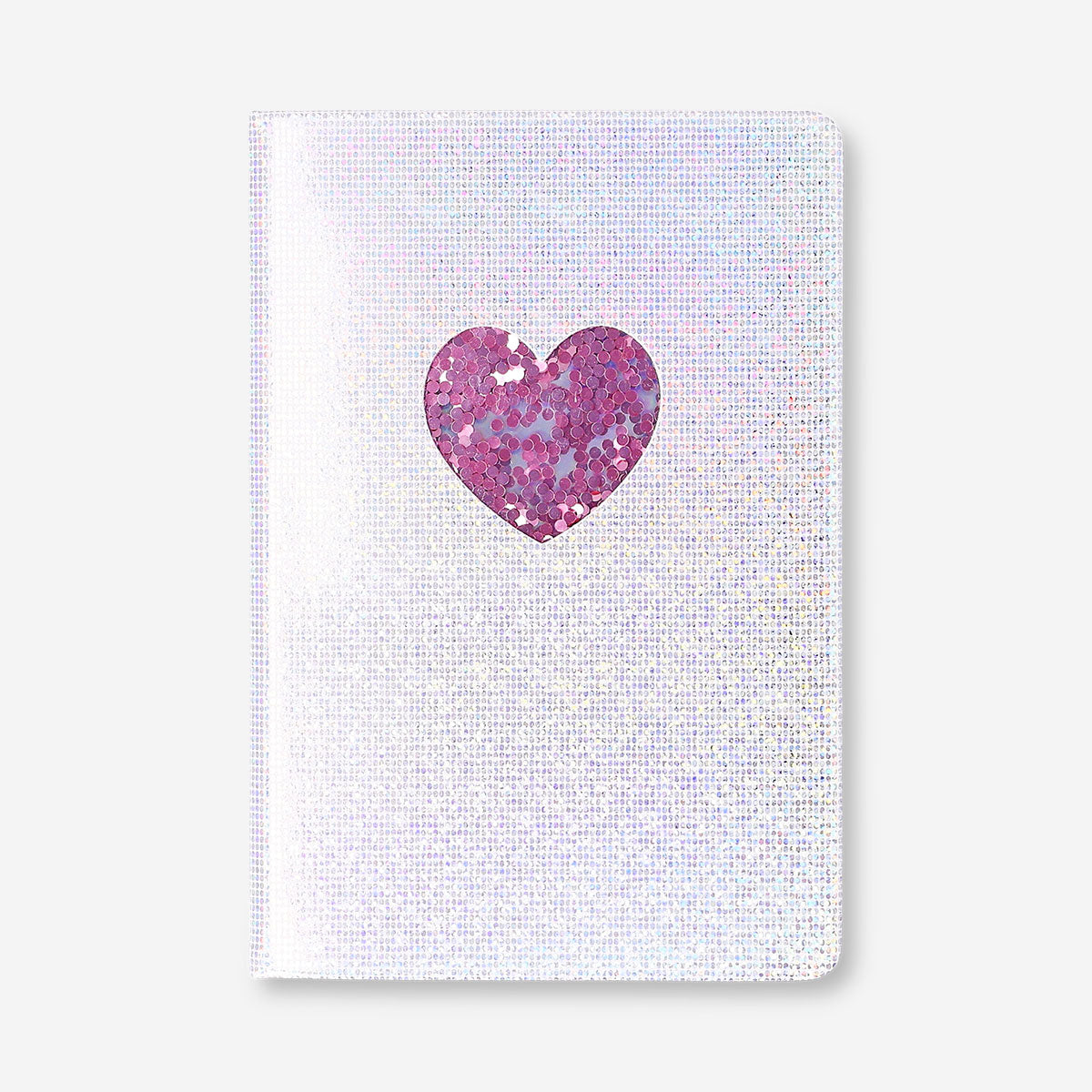 Parlak Kalp Desenli A5 Defter