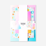 3'lü Çiçekli Renk Geçişli Defter
