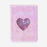 Holographic notepad with heart