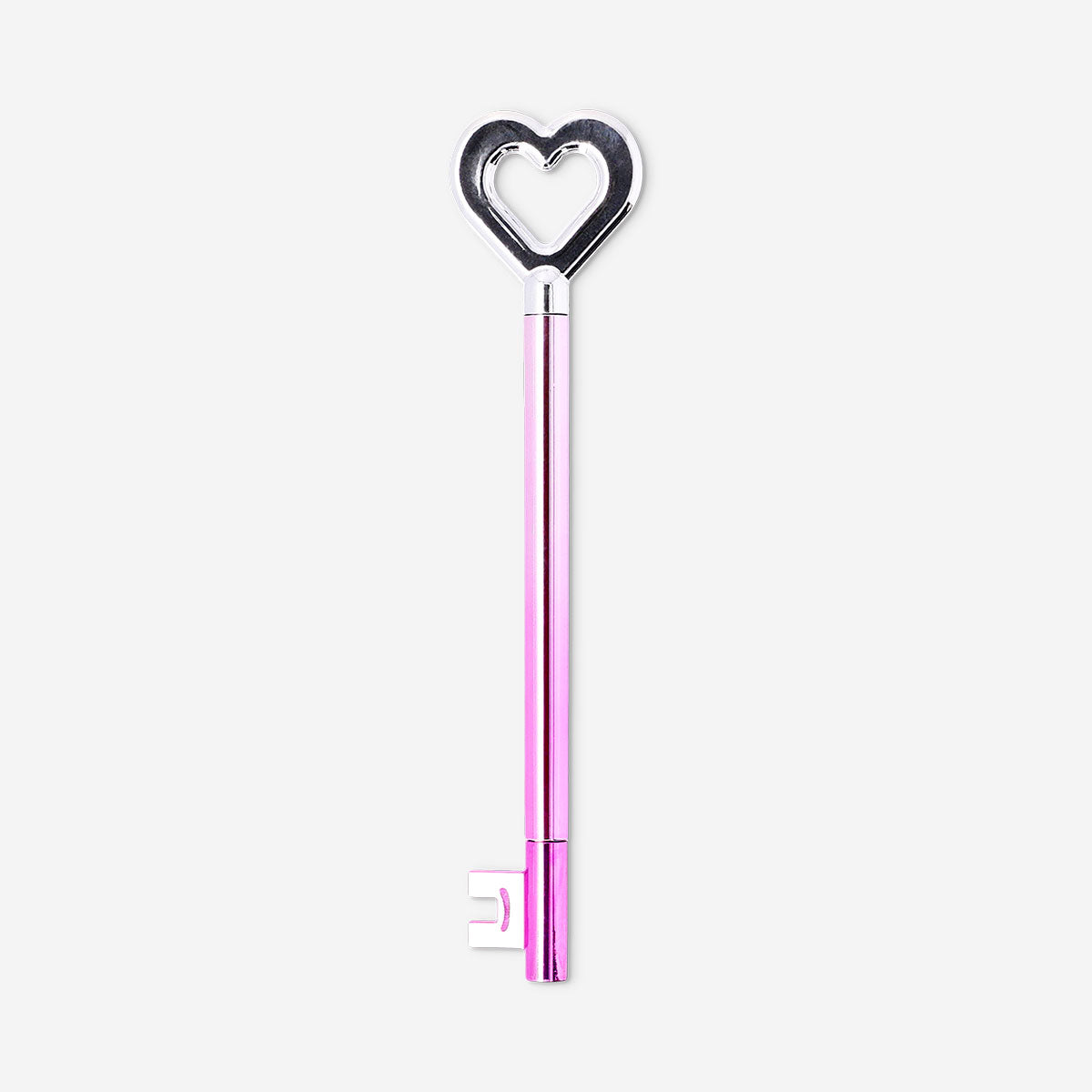 Ballpoint pen - Pink and silver key 