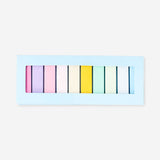 Multi coloured page markers