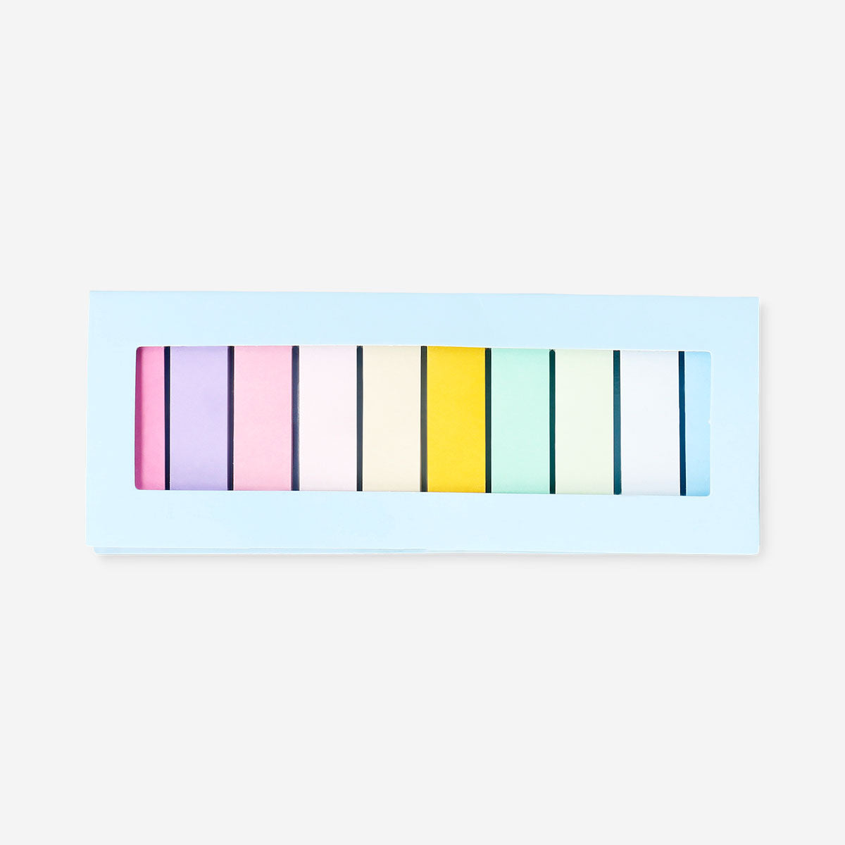 Multi coloured page markers