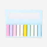 Multi coloured page markers
