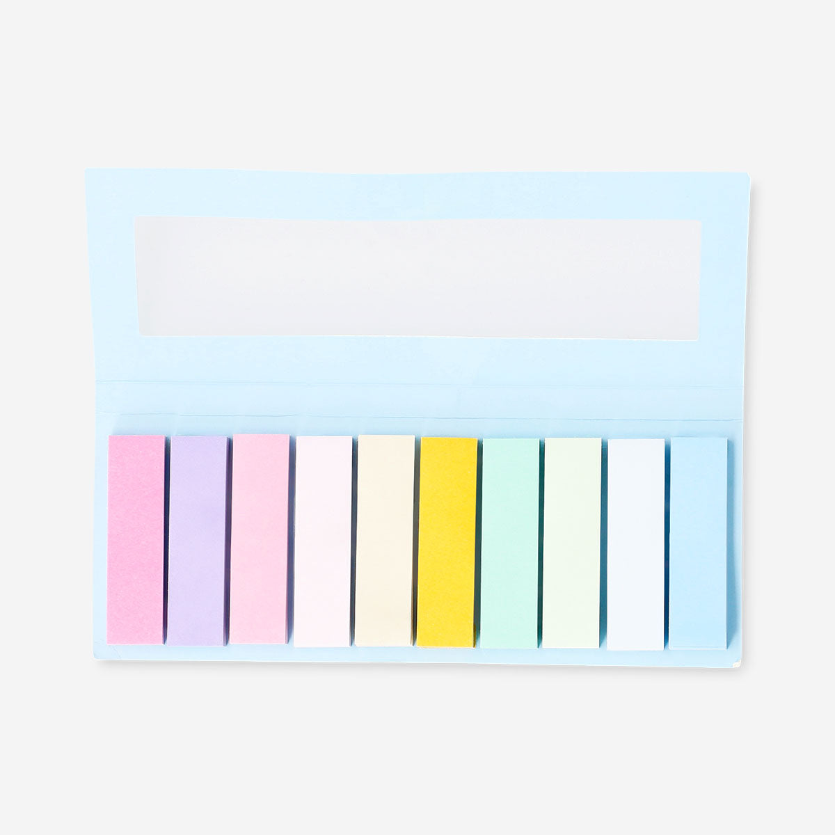 Multi coloured page markers