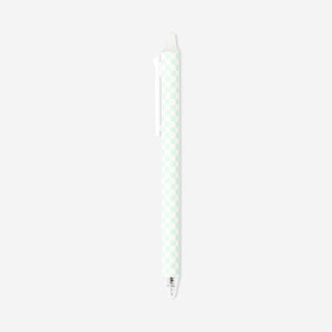 Erasable gel ink pen - Green checks