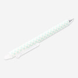 Erasable gel ink pen - Green checks