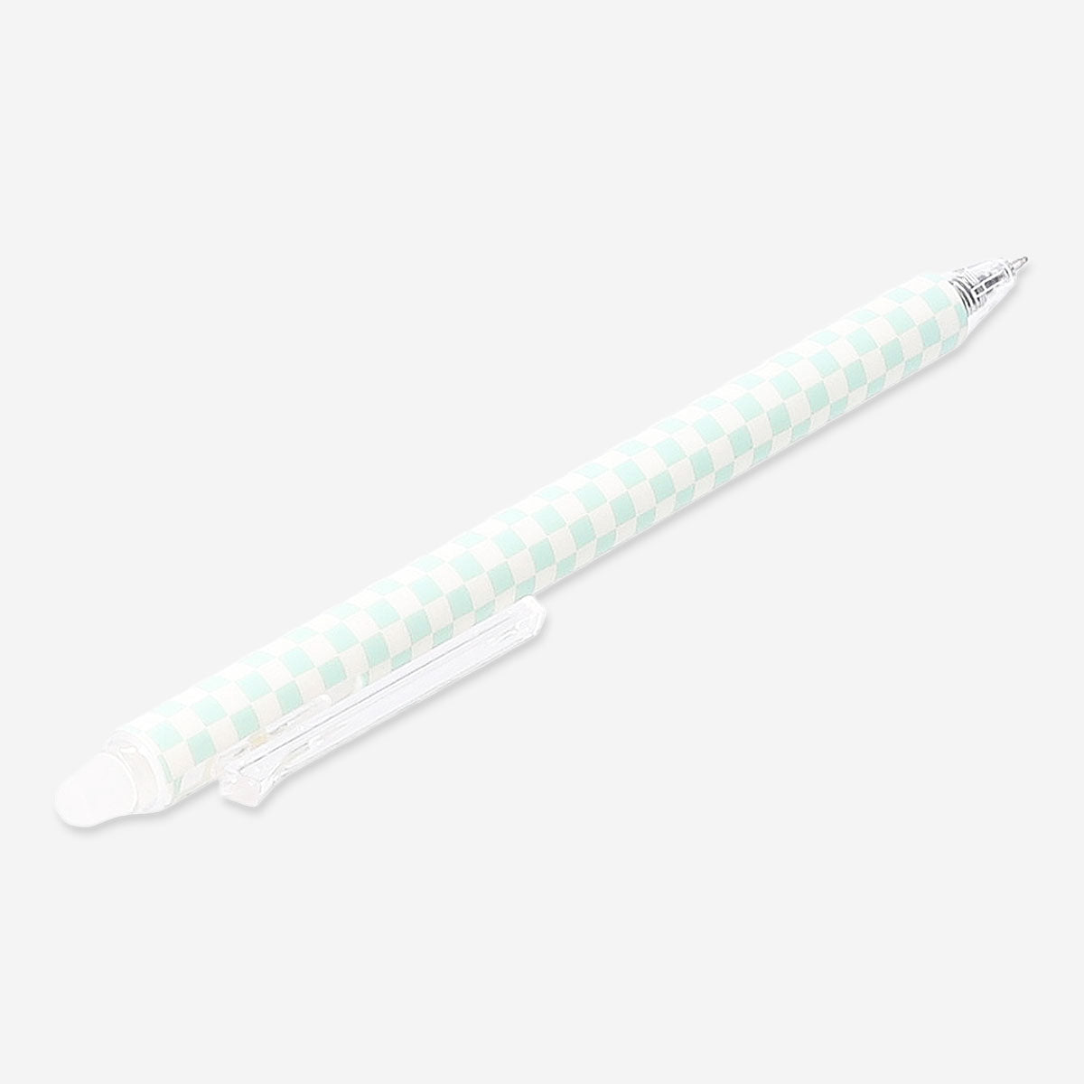 Erasable gel ink pen - Green checks