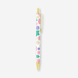 Ballpoint pen - Multi coloured flowers