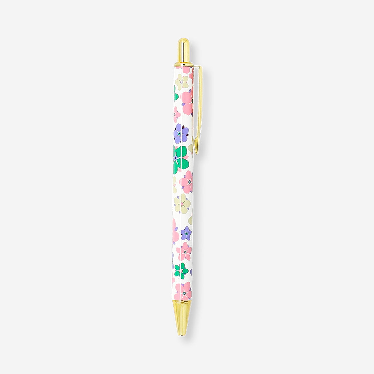 Ballpoint pen - Multi coloured flowers