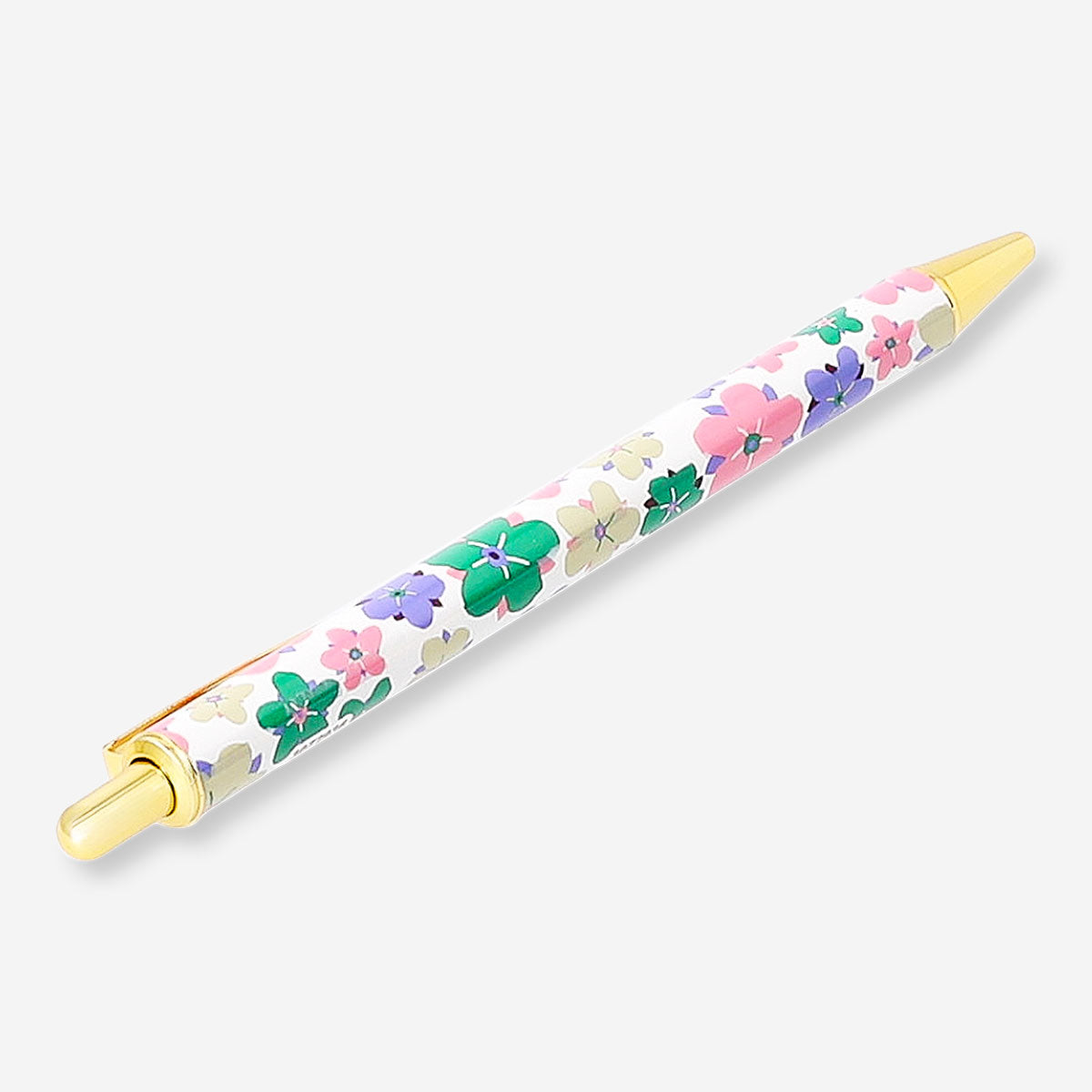 Ballpoint pen - Multi coloured flowers