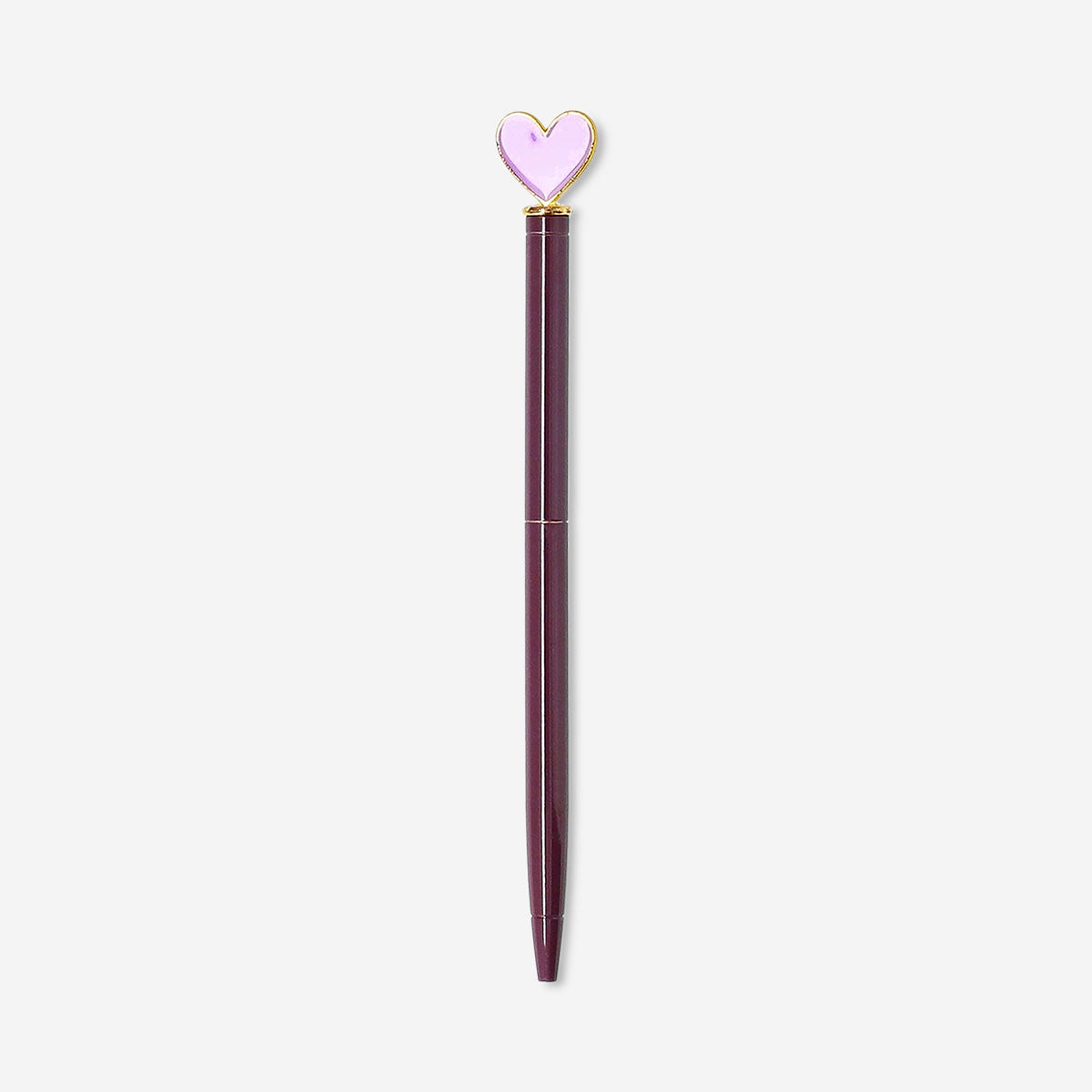 Ballpoint pen - Purple heart topper