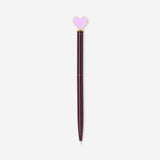 Ballpoint pen - Purple heart topper