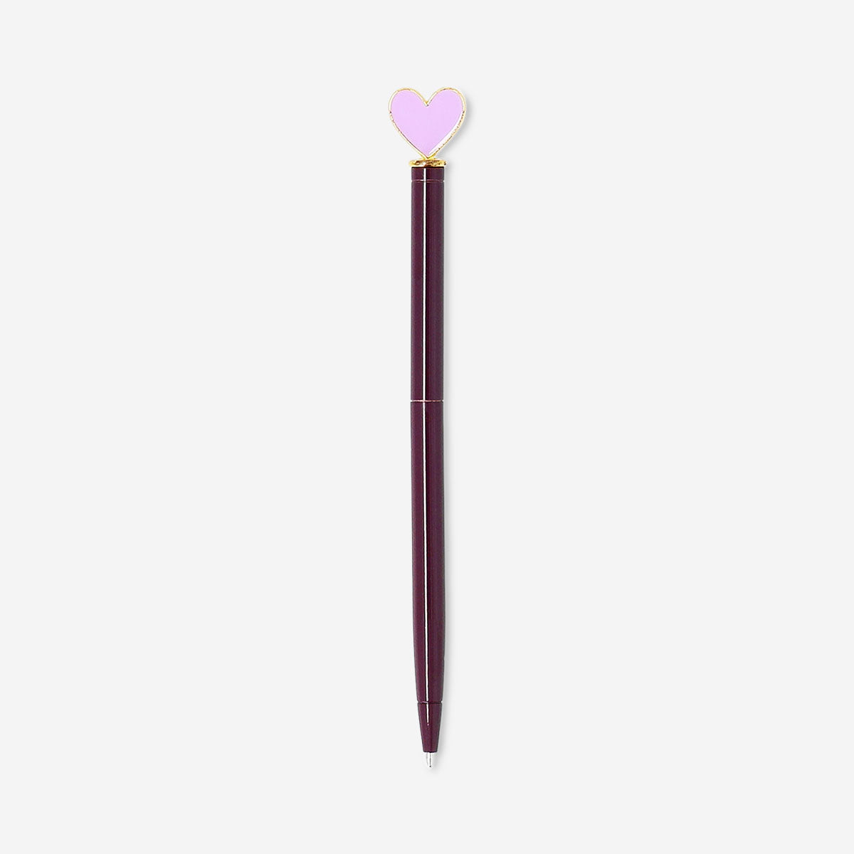 Ballpoint pen - Purple heart topper