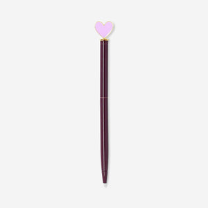 Ballpoint pen - Purple heart topper