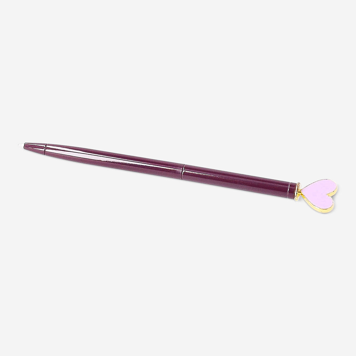 Ballpoint pen - Purple heart topper