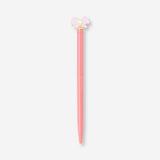 Ballpoint pen - Pink with bow topper