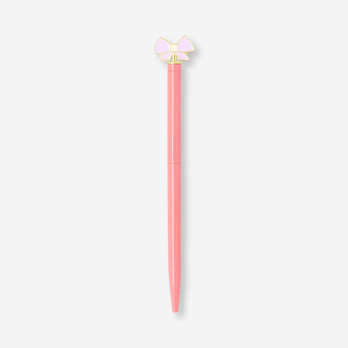 Ballpoint pen - Pink with bow topper