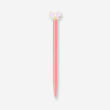 Ballpoint pen - Pink with bow topper