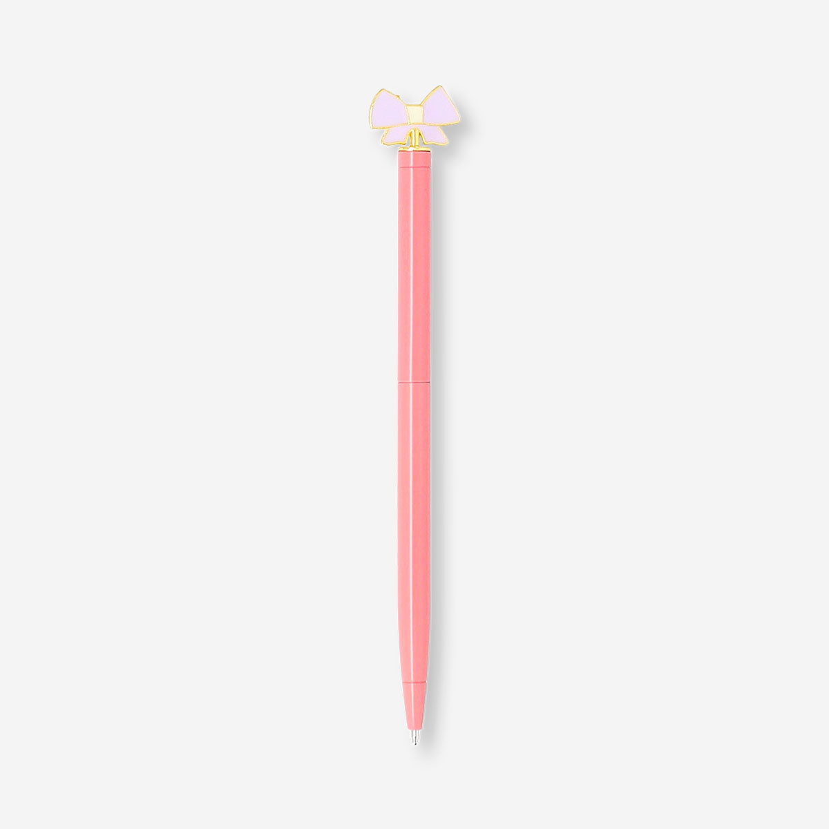 Ballpoint pen - Pink with bow topper