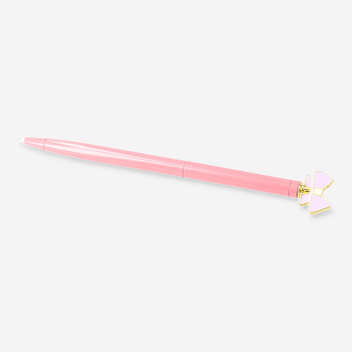 Ballpoint pen - Pink with bow topper
